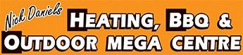 Nick Daniels Heating BBQ & Outdoor Mega Centre Logo